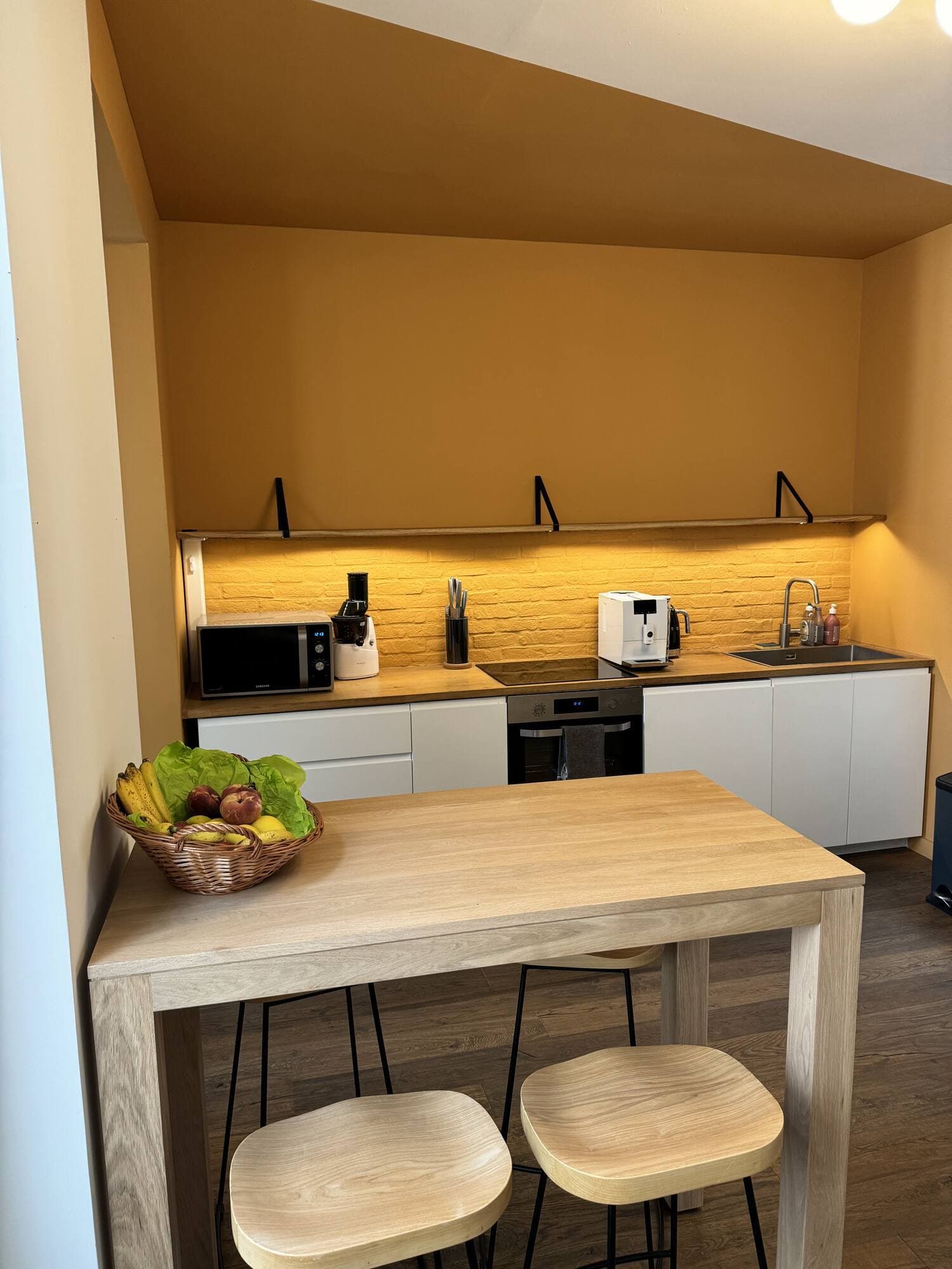 Cuisine équipée du cowork